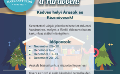 Adventi vásárra várjuk a jelentkezőket