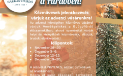 Adventi Vásár a Fürdőben.