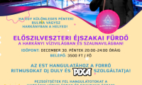 Előszilveszteri éjszakai fürdő 12.30