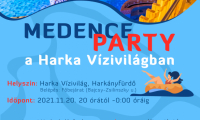 Novemberi Medence Party a Harka Vízivilágban