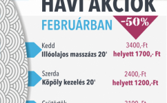 Február havi akciók