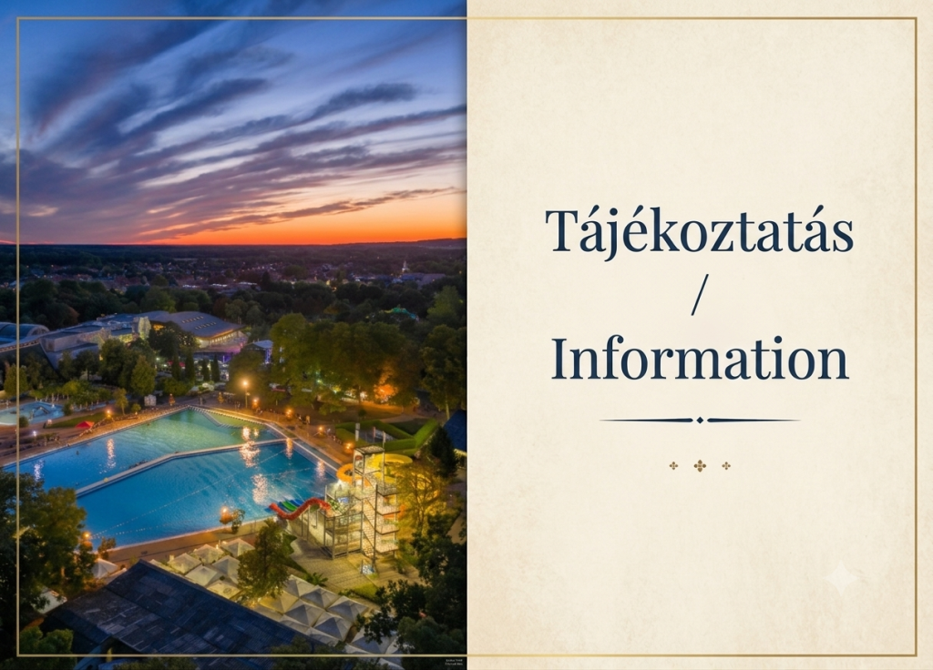 Fontos tájékoztatás / Information