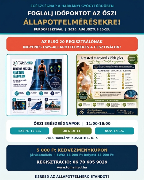 Egészségnap a Harkányi Gyógyfürdőben!