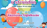Gyereknap a strandon