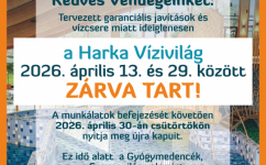 Information zur vorübergehenden Schließung der Harka Wasserwelt