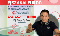 Novemberi Éjszakai Fürdőzés DJ Lottersszel!