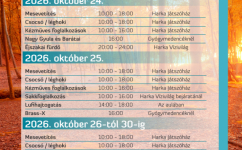 Őszi szünet a Harkányi Gyógyfürdőben