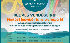 Pünkösdi nyitvatarás